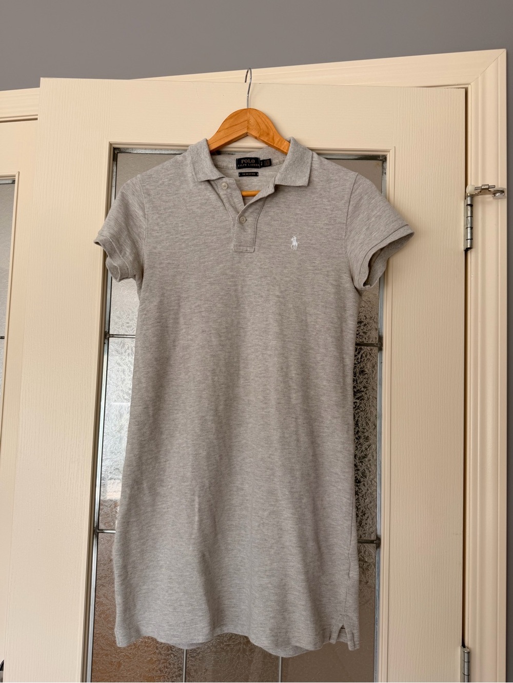 Ralph Lauren Light Heather Gray Polo Shirt Dress